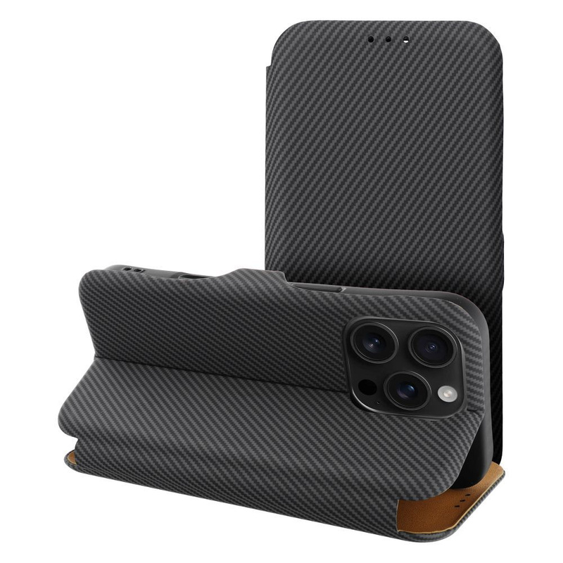 Kabura FOLIO Side Magnet do IPHONE 16 PRO MAX szary