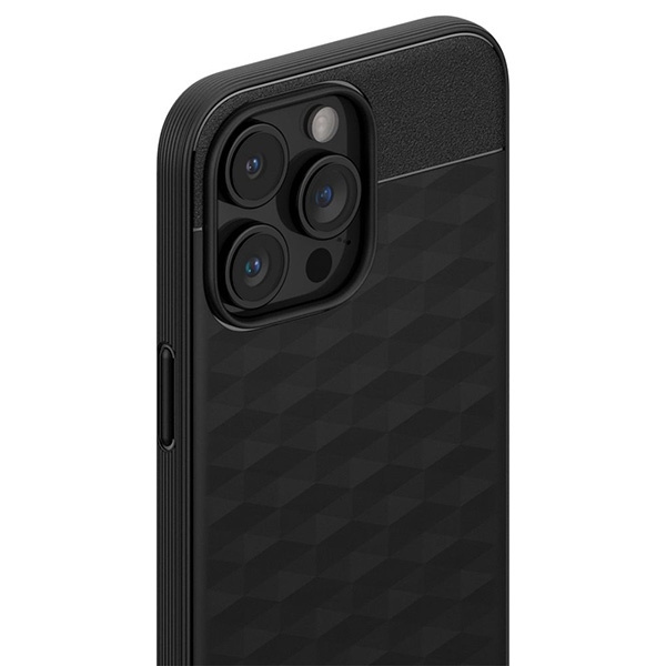 Schutzhülle APPLE IPHONE 15 PRO Caselogy Parallax Mag MagSafe Matte schwarz