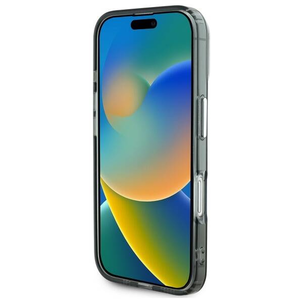 Karl Lagerfeld nakładka do iPhone 16 6,1" KLHMP16SHMCKMHK czarna Hardcase IML Monogram Karl&Choupette Head MagSafe