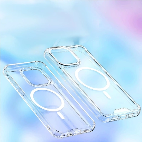 Clear Corner Case MagSafe für iPhone 16 Pro – transparent