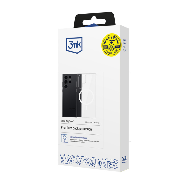 Samsung Galaxy S22 Ultra 5G - 3mk Clear MagCase
