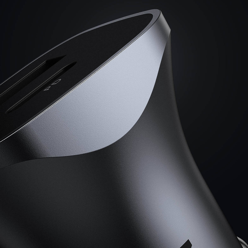 Ugreen Auto-Schnellladegerät USB-A / USB-C 30W PD PPS grau (CD130)