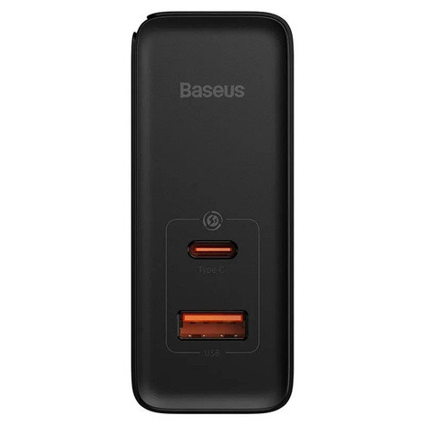 Baseus GaN5 Pro szybka uniwersalna ładowarka sieciowa GaN USB Typ C / USB 100W PD3.0, QC4.0+, AFC czarny (CCGP090201)