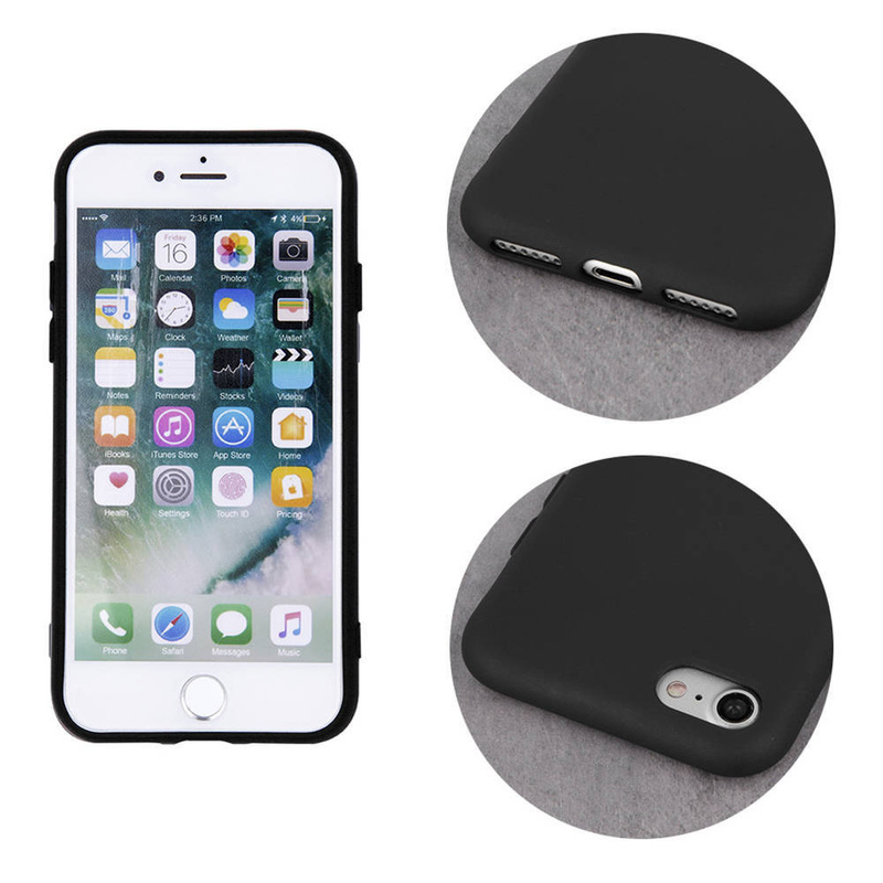 Nakładka Silicon do iPhone 16 6,1" czarna