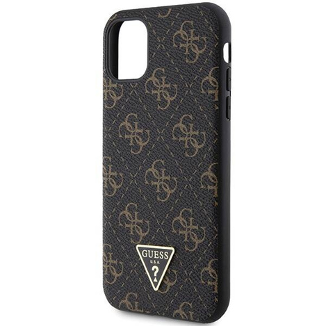 Oryginalne Etui GUESS hardcase 4G Triangle Metal Logo GUHCN61PG4GPK do Iphone 11/XR czarny