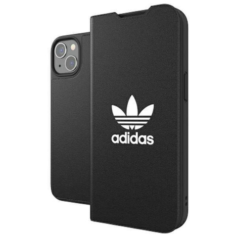 Adidas OR Booklet Case BASIC iPhone 13 6.1 &quot;black and white / black white 47086