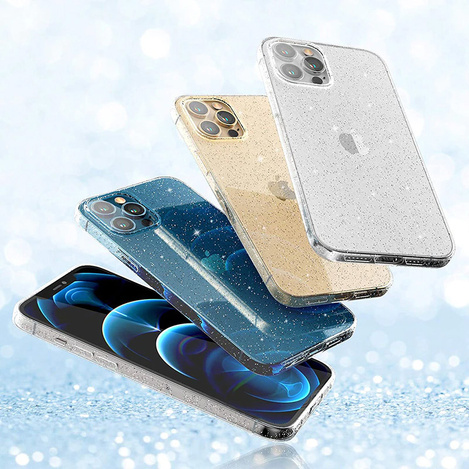Crystal Glitter Case do Xiaomi Redmi Note 11 Pro/Note 11 Pro 5G Srebrny