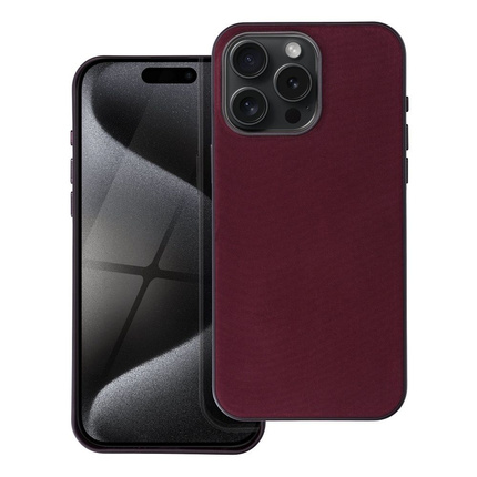 Woven Mag Cover kompatybilne z MagSafe do IPHONE 14 PRO MAX burgundowy