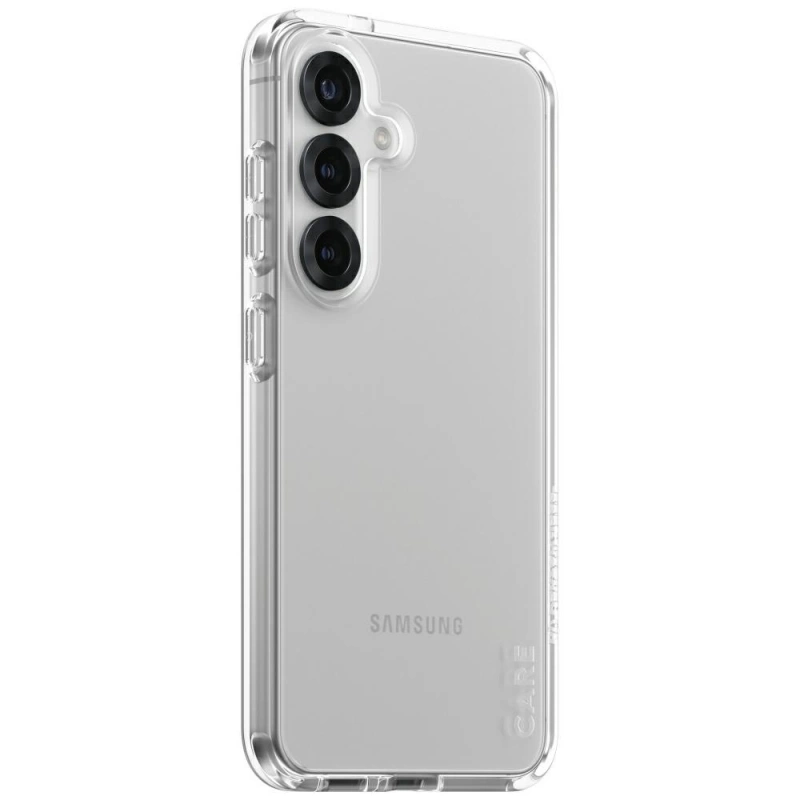 Etui CARE by PanzerGlass Flagship Urban Combat do Samsung Galaxy S25 - przezroczysty