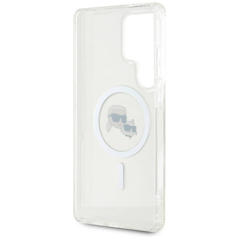 KARL LAGERFELD SAMSUNG S25 ULTRA WHITE CHOUPETTE&KARL HEADS KLHMS25LHLSKCH