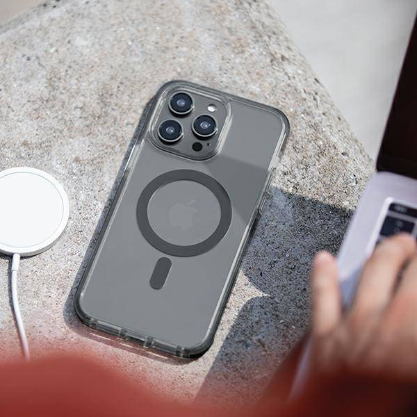 UNIQ Combat case iPhone 14 Pro Max 6.7" Magclick Charging black/concrete charcoal