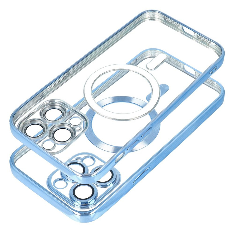 Futerał Electro Mag Cover kompatybilny z MagSafe do IPHONE 15 PRO MAX niebieski