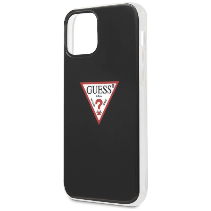 Guess GUHCP12MPCUCTLBK iPhone 12 Pro / iPhone 12 czarny/black hardcase Triangle Collection