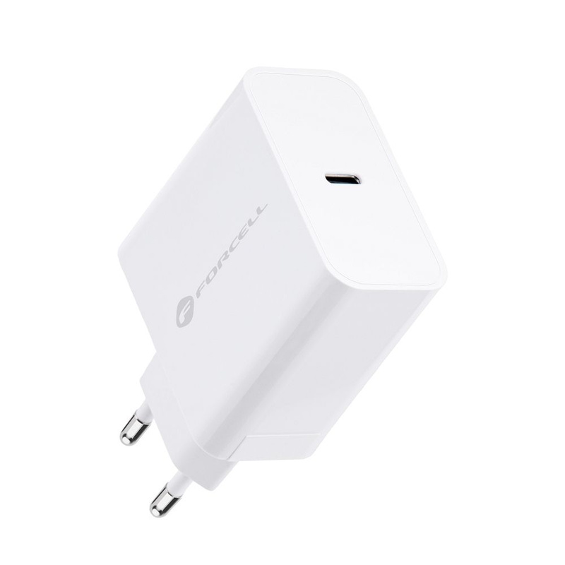 Forcell Ładowarka Sieciowa ze złączem USB typ C - 3A 45W z funkcją ładowania PD i QC 4.0