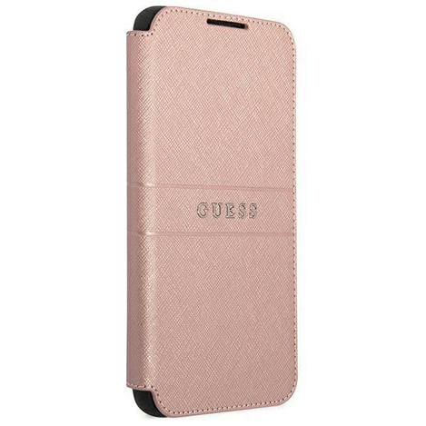 Guess GUBKS22MPSASBPI S22 + S906 rosa / rosa Buch Saffiano Stripes