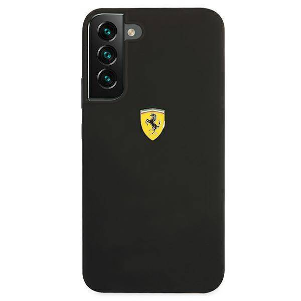 Ferrari FESSIHCS22MBK S22+ S906 czarny/black hardcase On Track Silicone