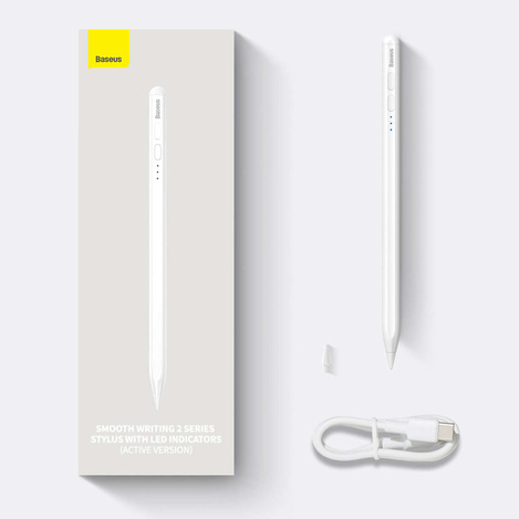 Aktiver Stift für iPad Baseus Smooth Writing 2 SXBC060202 – weiß