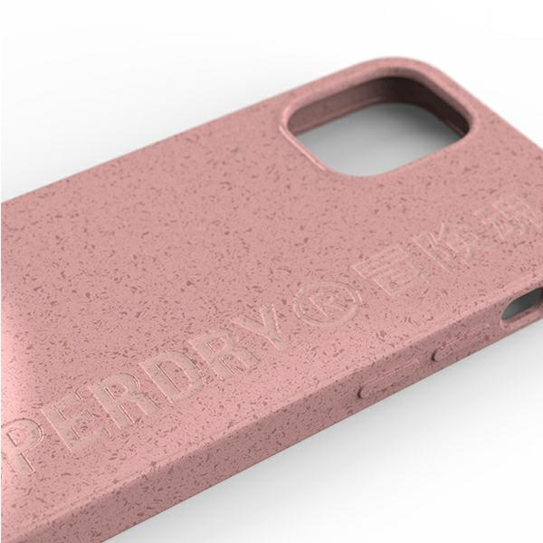 SuperDry Snap iPhone 12 mini Compostable Case pink / pink 42620