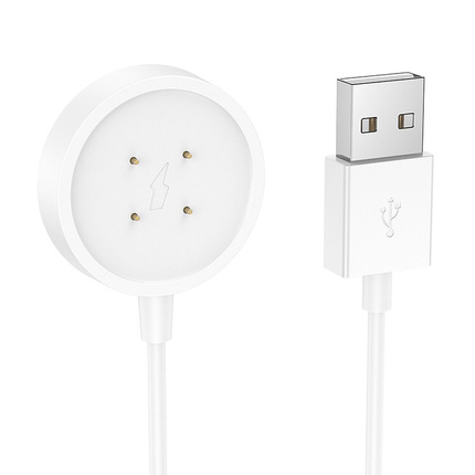 HOCO kabel do ładowania smartwatcha Y24 0,6 m biały