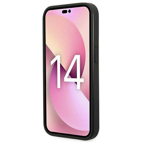 Karl Lagerfeld Saffiano Karl Head Patch Case – Etui iPhone 14 Pro (srebrny)