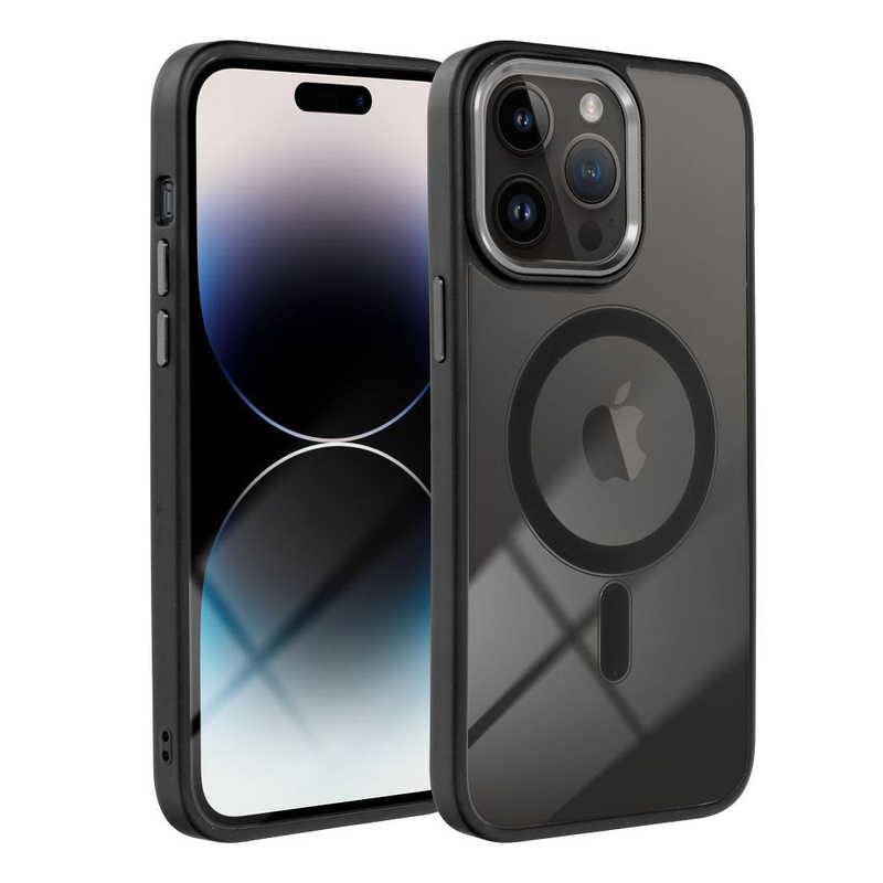 Futerał Color Edge Mag Cover kompatybilny z MagSafe do IPHONE 15 czarny