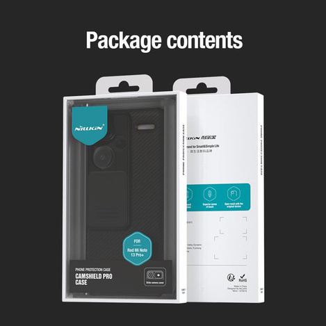 NILLKIN CAMSHIELD PRO XIAOMI REDMI NOTE 13 PRO+ 5G, BLACK / CZARNY