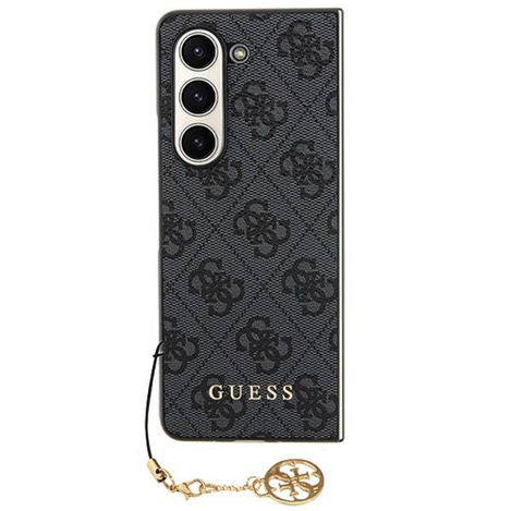 Guess nakładka do Samsung Galaxy Z Fold 5 GUHCZFD5GF4GGR szara HC PU 4G Charm