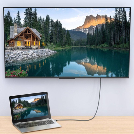 Wozinsky kabel HDMI 2.1 8K 60 Hz 48 Gbps / 4K 120 Hz / 2K 144 Hz 3m srebrny (WHDMI-30)
