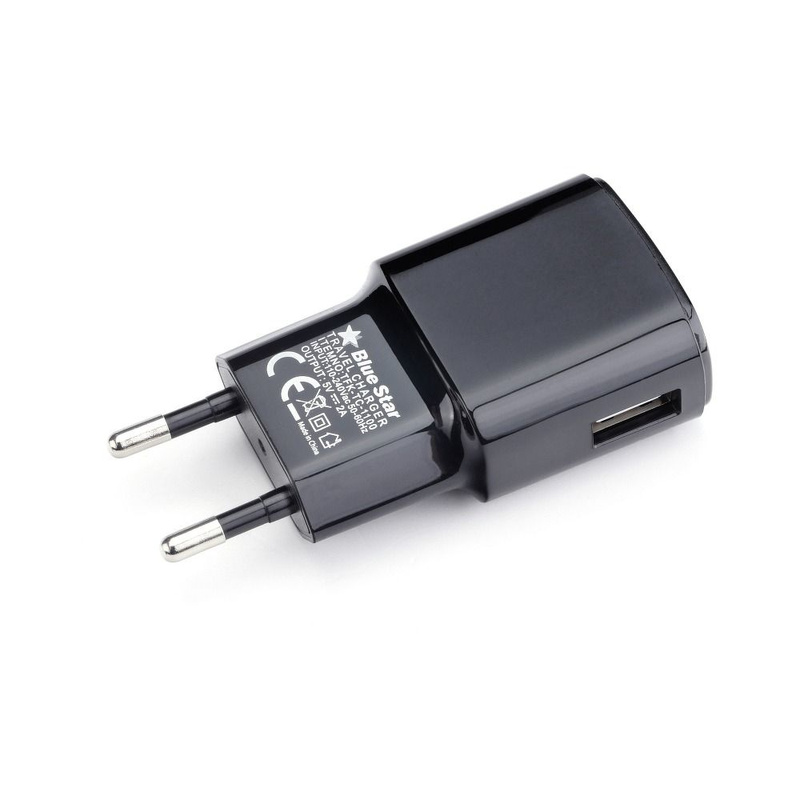 Ładowarka Sieciowa Micro USB Uniwersalna z Odpinanym Kablem 2A Blue Star