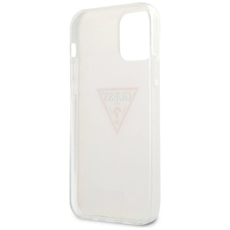 Guess Triangle Logo - Etui iPhone 12 / iPhone 12 Pro (biały)