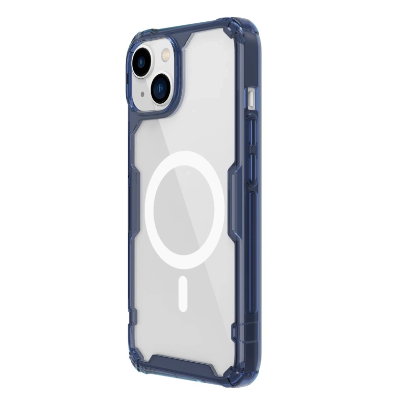 Nillkin Nature Pro armored case with MagSafe for iPhone 15 Plus - blue
