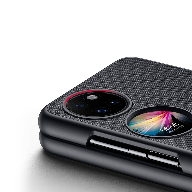 Dux Ducis Fino etui pokrowiec pokryty nylonowym materiałem Huawei P50 czarny