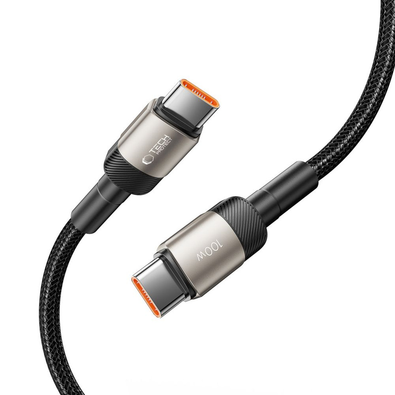 Kabel USB Typ - USB Typ C PD100W / 5A 2m Tech-Protect UltraBoost EVO tytanowy
