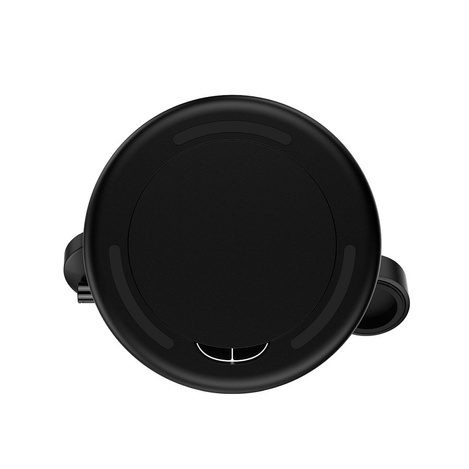 Baseus Swan ładowarka indukcyjna (kompatybilna z MagSafe) stojak do iPhone, Apple Watch, AirPods + kabel USB-C 1m czarny (WXTE000101)