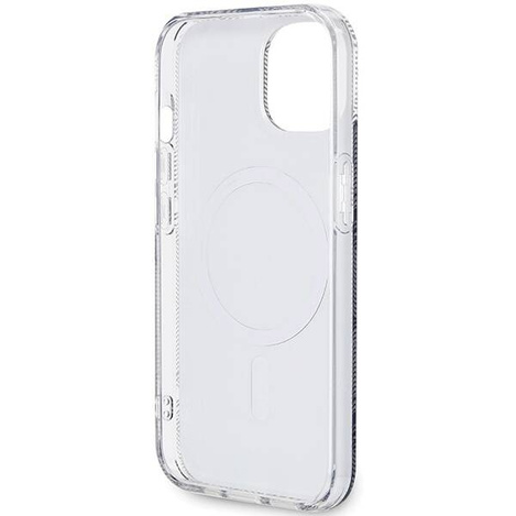 Oryginalne Etui GUESS Hardcase GUHMP15MHGCUSTGK do iPhone 15 Plus (Kompatybilny z Magsafe / IML GCUBE / czarny)
