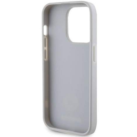 Original Case APPLE IPHONE 15 PRO Guess Hardcase Strass Metal Logo (GUHCP15LPS4DGPS) silver