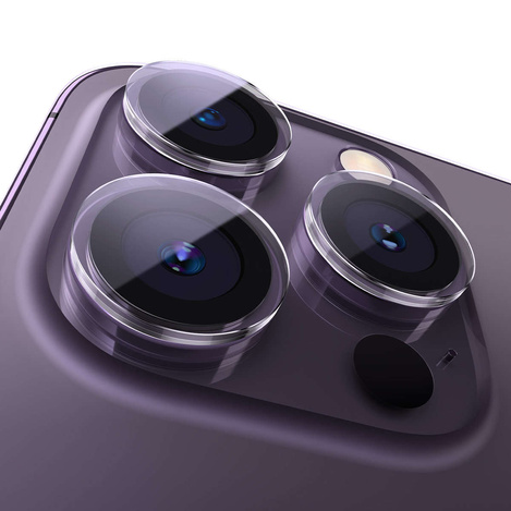 Kamera-Hartglas für iPhone 14 Pro / 14 Pro Max Baseus + Montageset