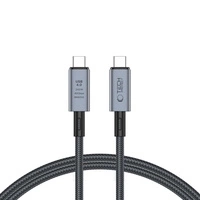 Tech-Protect UltraBoost Max USB-C 4.0 / USB-C 4.0 PD-Kabel 240 W 8K 40 Gbit/s 1 m – Grau