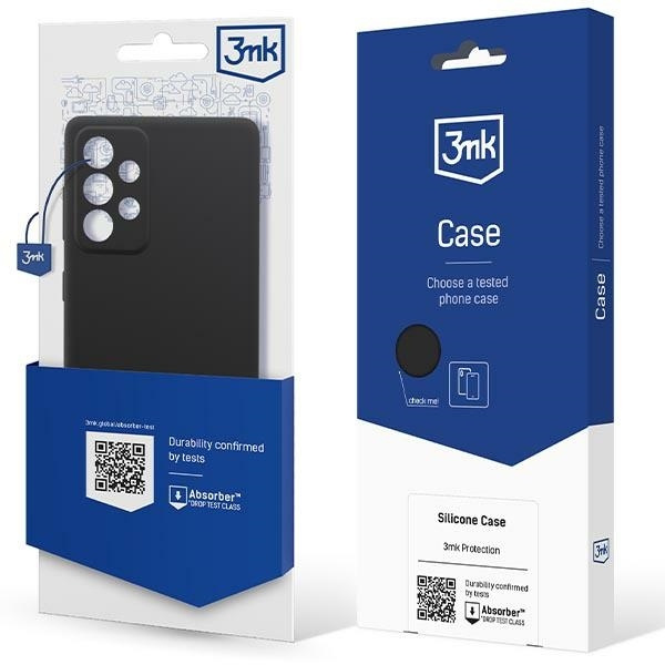 3MK SILICONE CASE SAMSUNG A53 5G BLACK