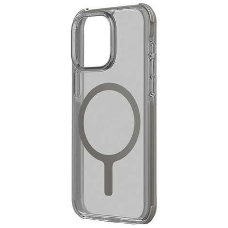 Uniq Combat iPhone 15 Pro 6.1" case Magclick Charging gray/frost gray