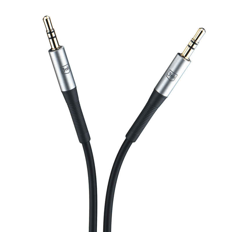 Kabel 3mk AUX minijack 3,5 mm - AUX minijack 3,5 mm