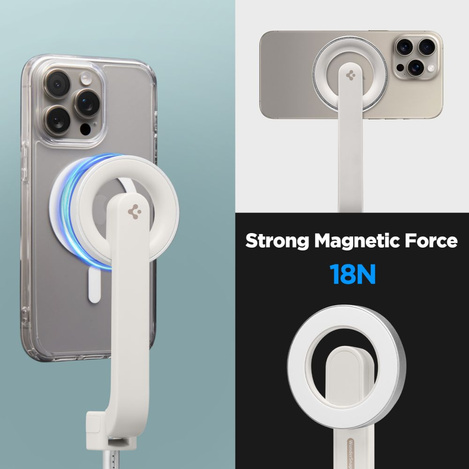 Spigen Selfiestick S571W MagSafe Tripod   Bluetooth dune beige AMP07657