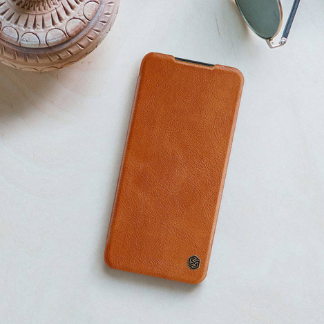 Nillkin Qin Lederholster für Samsung Galaxy A13 5G braun