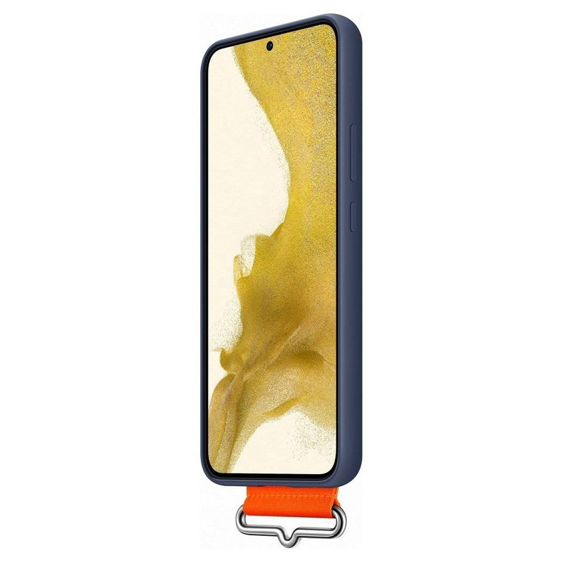 Samsung Silikonhülle Gummi Silikonhülle für Samsung Galaxy S22+ (S22 Plus) marineblau (EF-GS906TNEGWW)