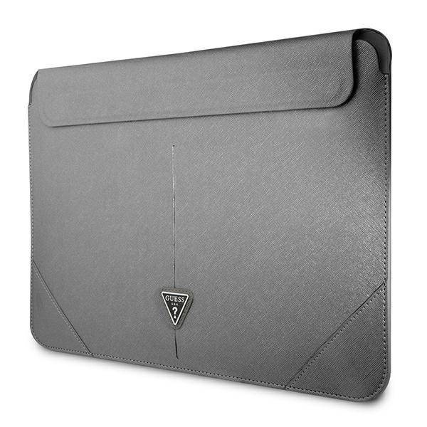 Guess Sleeve GUCS14PSATLG 13/14 &quot;Silber / Silber Saffiano Triangle Logo