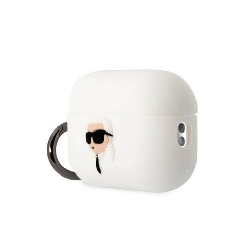 Karl Lagerfeld Silicone NFT Karl Head 3D - Etui AirPods Pro 2 (biały)