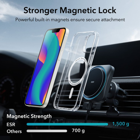 ESR CH HALOLOCK MAGSAFE IPHONE 13/14 KLAR