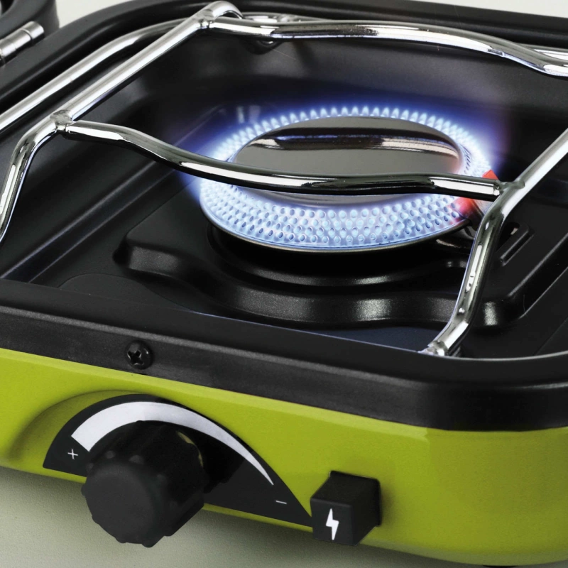 DUAL COMPACT + GRILL double camping stove