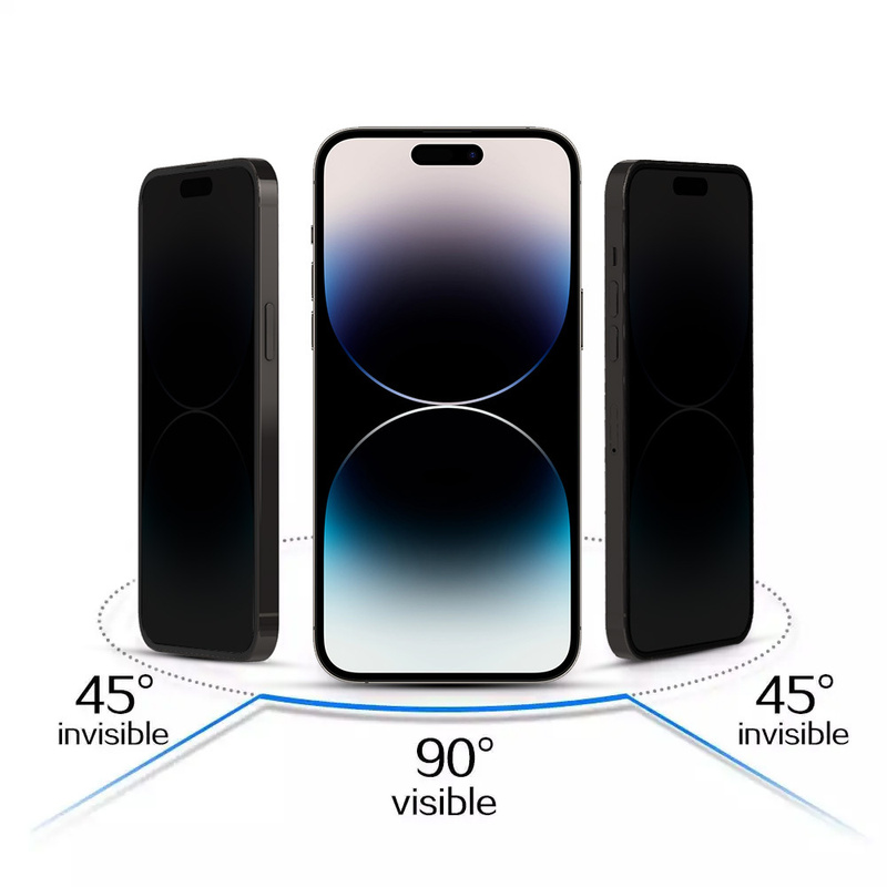 Hartowane szkło Privacy Glass do OPPO A18/A38 CZARNE