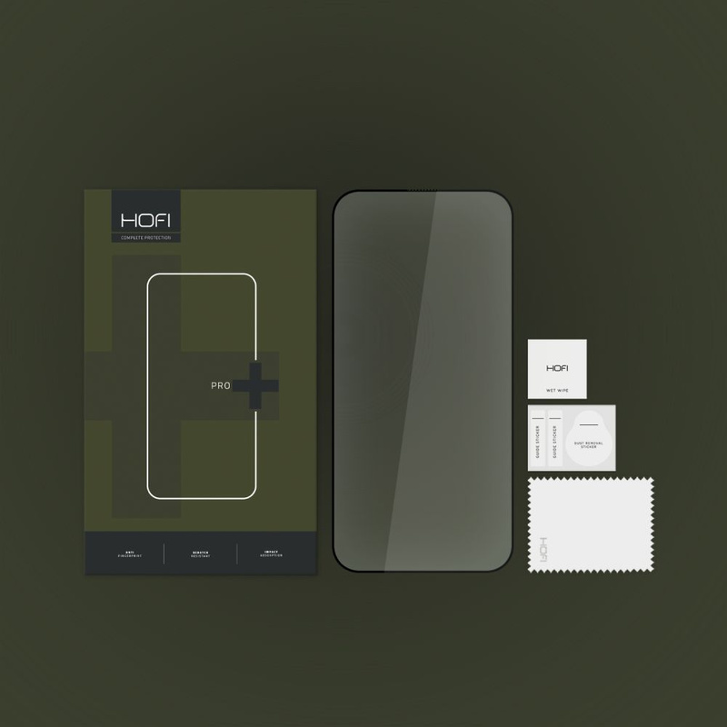 Tempered Glass APPLE IPHONE 15 PRO HOFI Glass Pro+ black